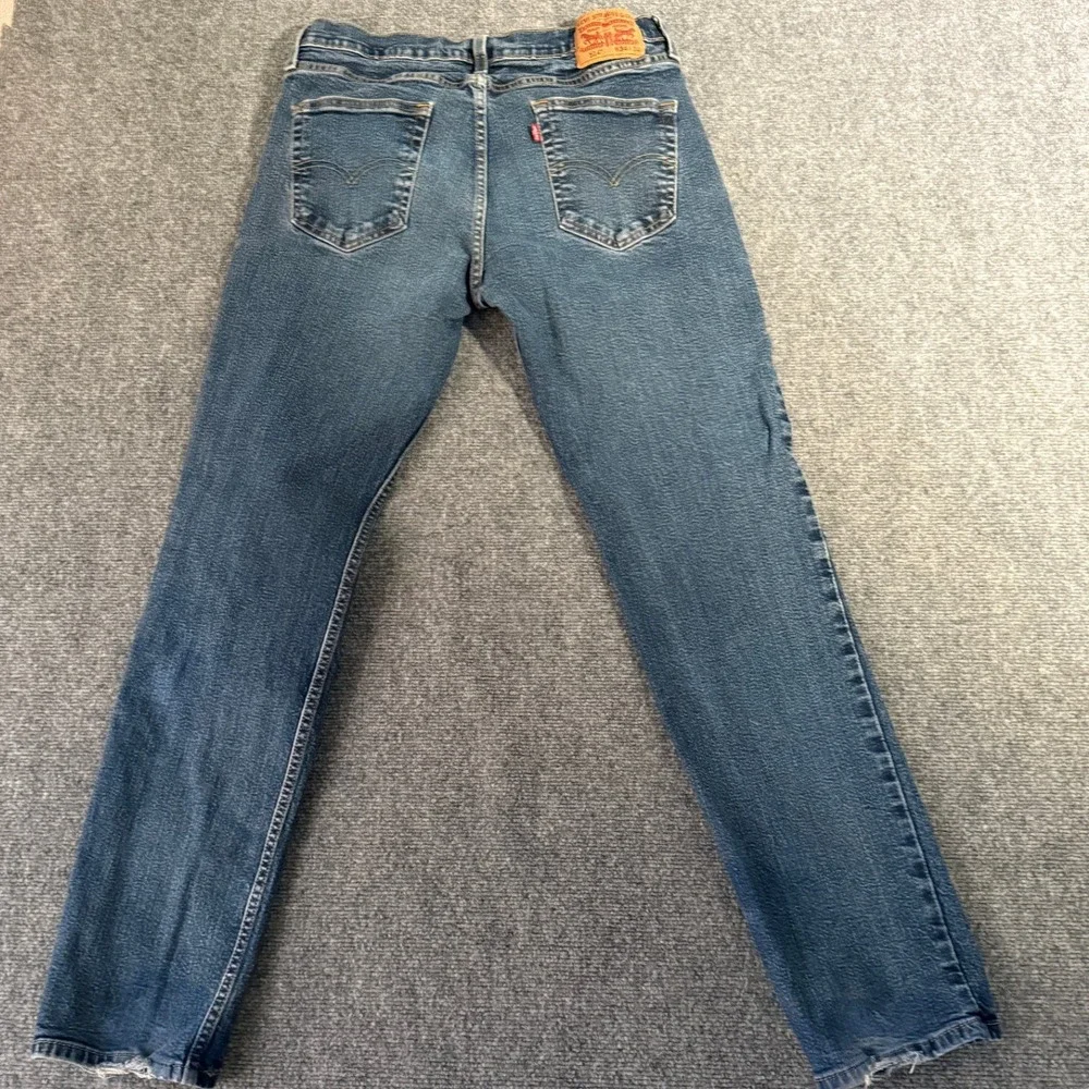 Levis 514 Mens Jeans W34 L34 Straight Fit Blue Denim‎ Cotton Blend